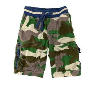 mini boden camo shorts size 2